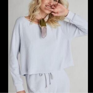 Wildfox Tilda Oversized Light Blue Sweater NWOT